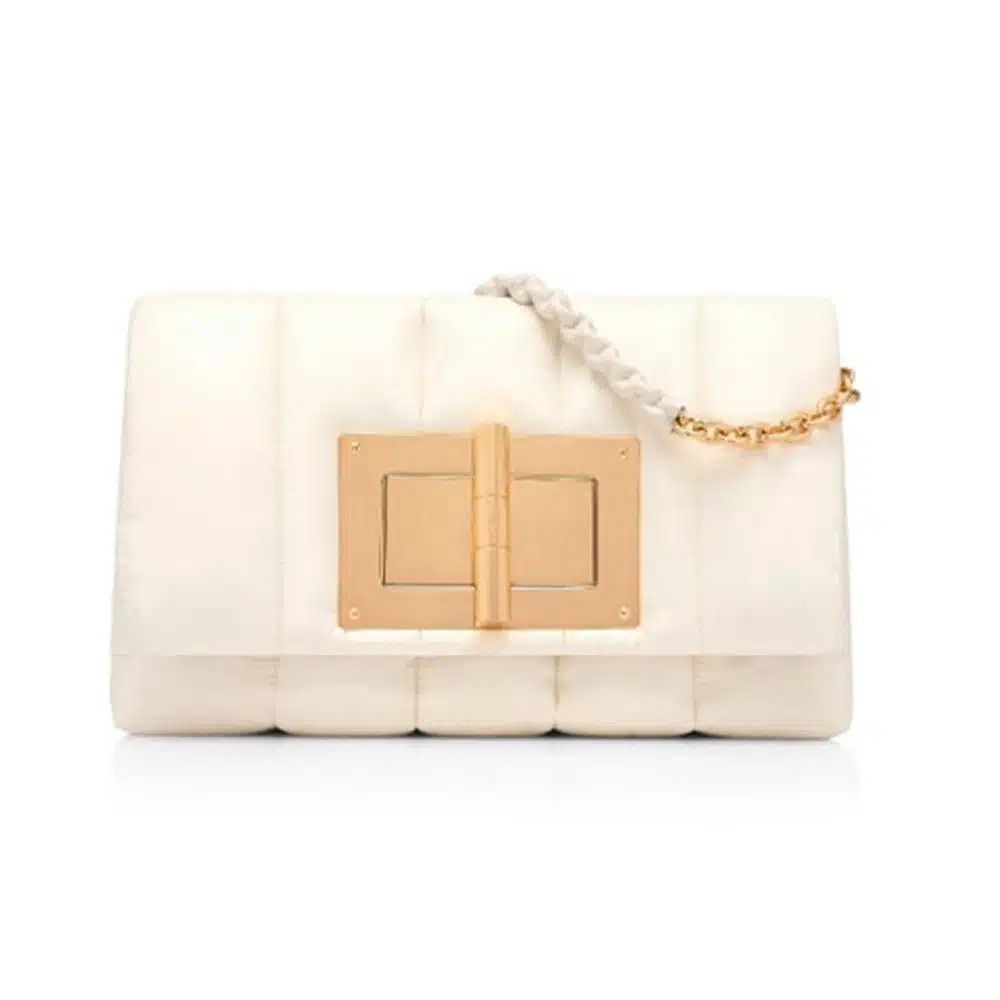 Tom Ford o1loc1c1124 L1590T Size: OS / Shoulder Bag in White Size ONE SIZE - 1 Preview