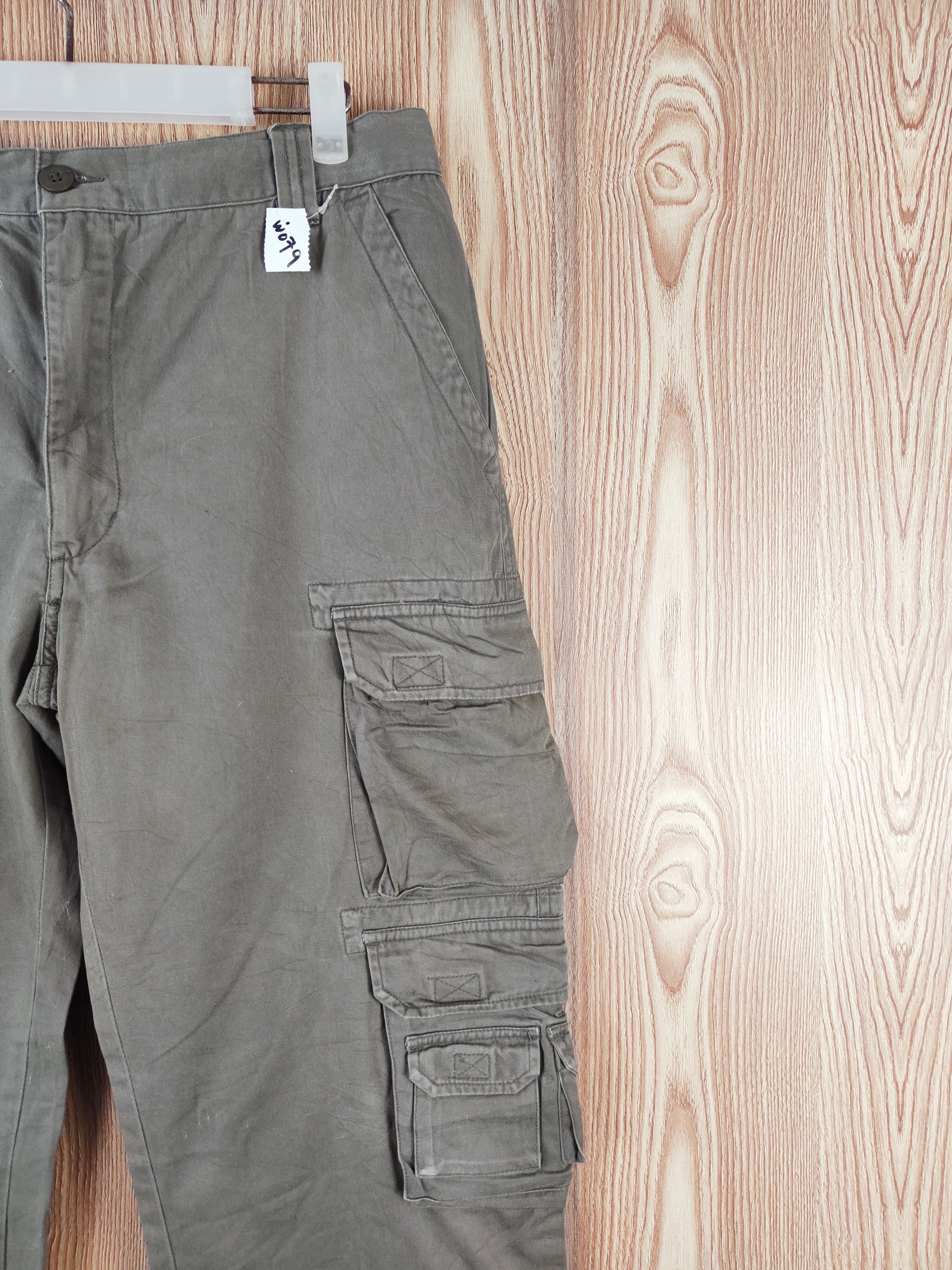 Japanese Brand Japan utility Olive Multipocket Tactical Cargo Pants #W079 Size US 33 - 5 Thumbnail