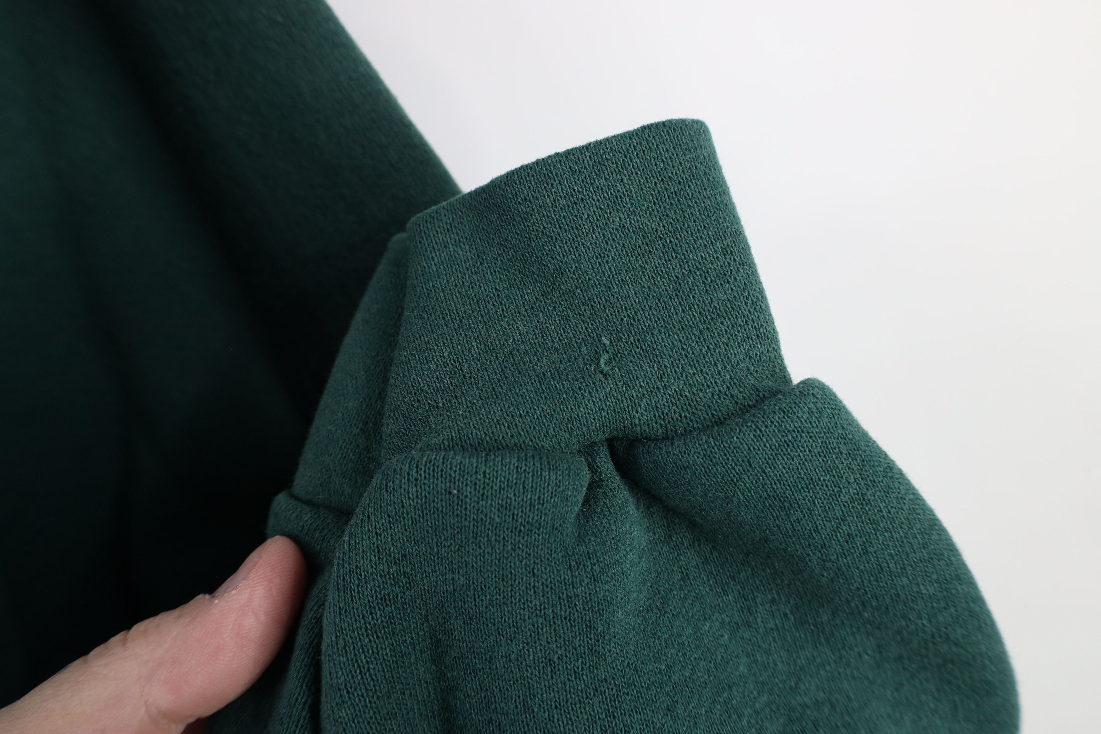Vintage Vintage 90s Streetwear Crewneck Sweatshirt Hunter Green USA Size US XL / EU 56 / 4 - 7 Thumbnail