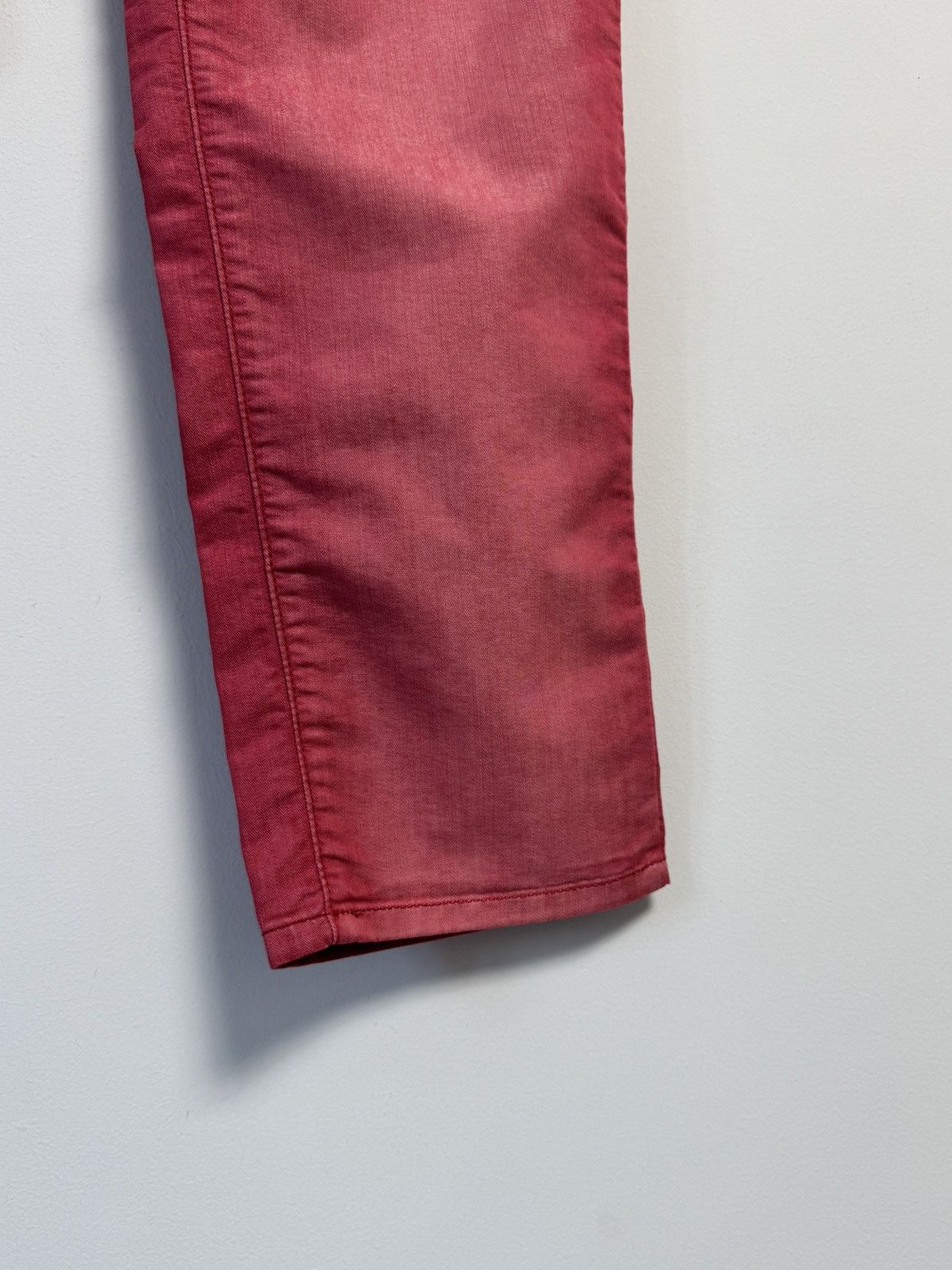 John Galliano NEW Galliano 3/4 cropped pants trousers pink size 26 40 Size 26" / US 2 / IT 38 - 4 Thumbnail