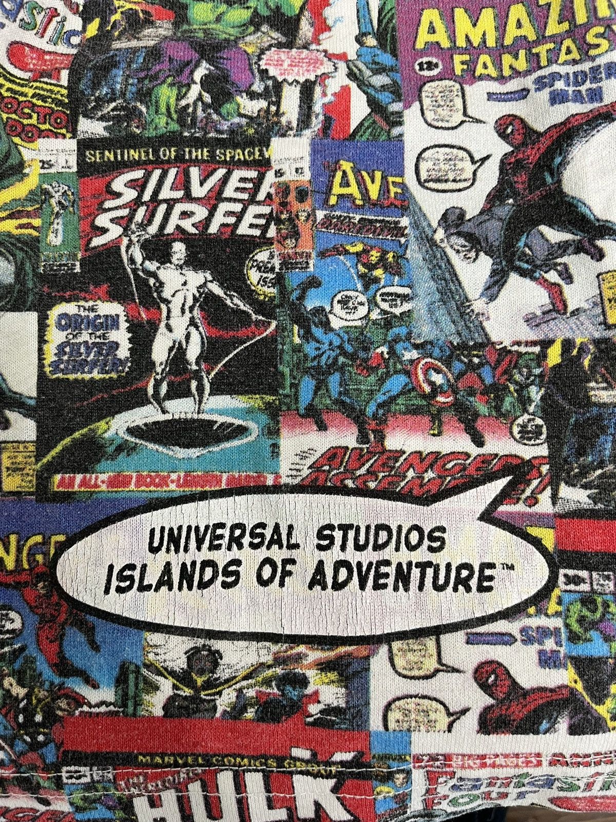 Vintage vintage all over print comic tee Size US XL / EU 56 / 4 - 5 Thumbnail