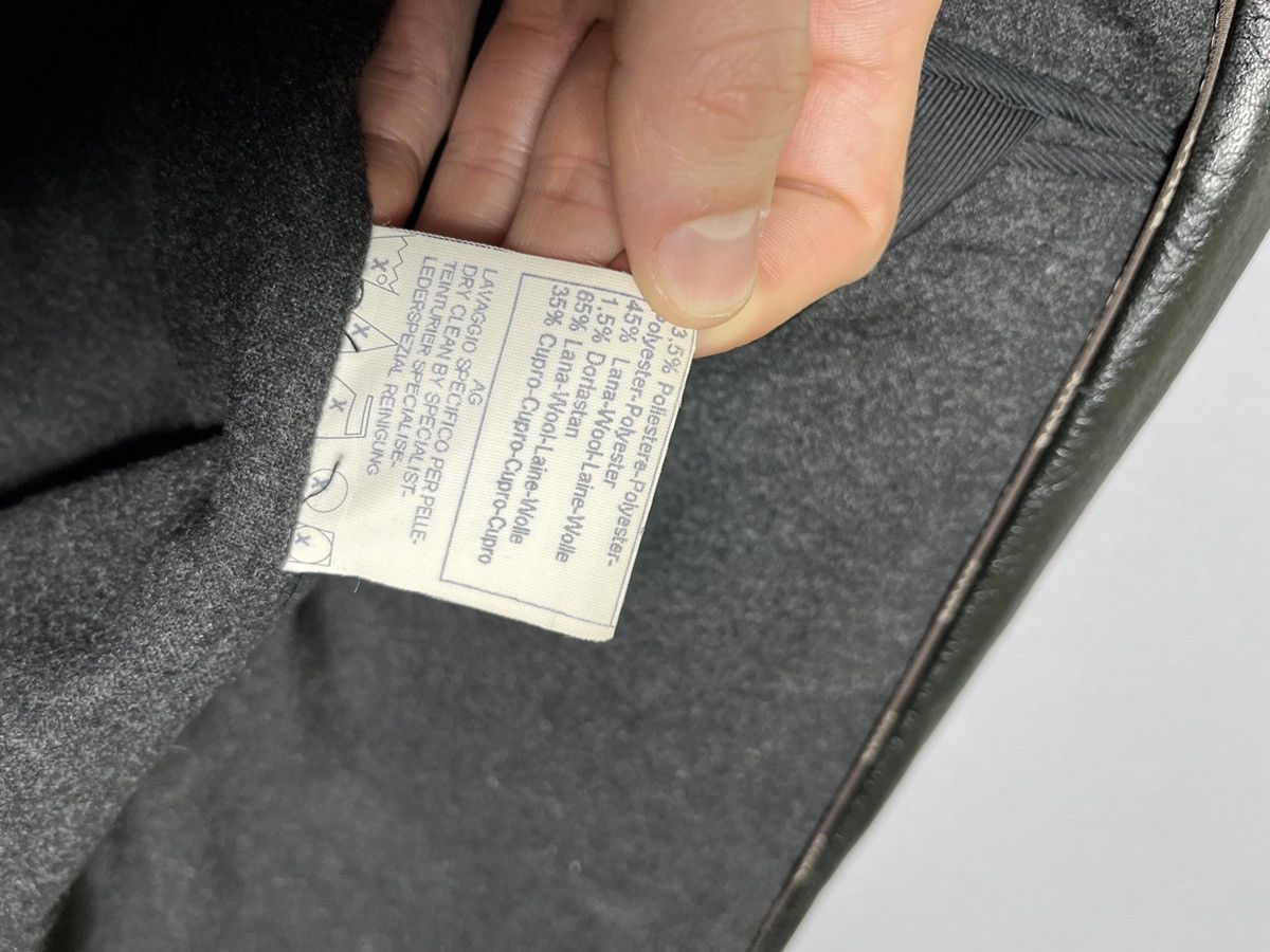 Bally bally mens jacket pe-papua black wool leather coat y2k Size US L / EU 52-54 / 3 - 15 Thumbnail