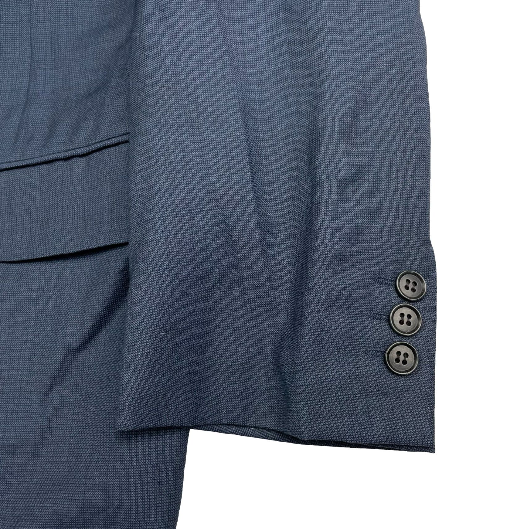 Ermenegildo Zegna Ermenegildo Zegna Blazer Men Navy Blue 42R 100% Wool Double Breasted Six-Button Notch Lapel Jacket/Coat Regular Length Size 42R - 4 Thumbnail