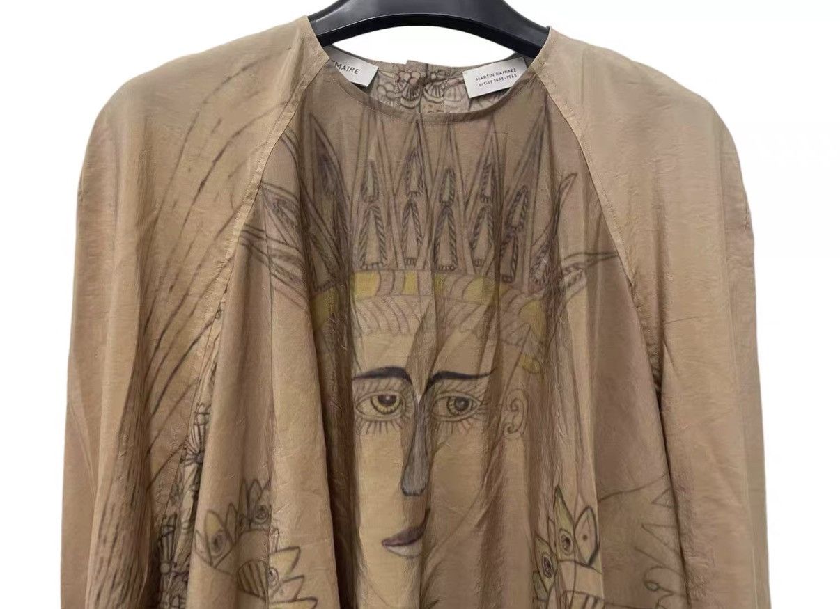 Lemaire Lemaire 21SS Martin Ramirez Artist Printed Silk Shirt J31 Size US S / EU 44-46 / 1 - 4 Thumbnail