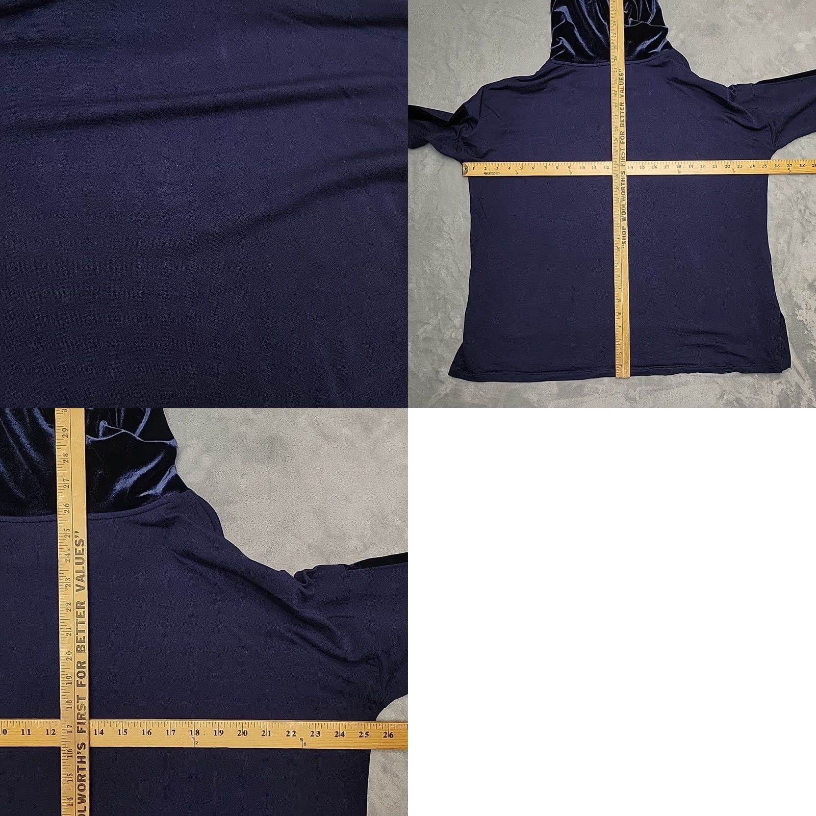 Eileen Fisher Eileen Fisher Hoodie Womens M Navy Tencel Stretch Athleisure Luxe Comfort USA Size M / US 6-8 / IT 42-44 - 9 Thumbnail