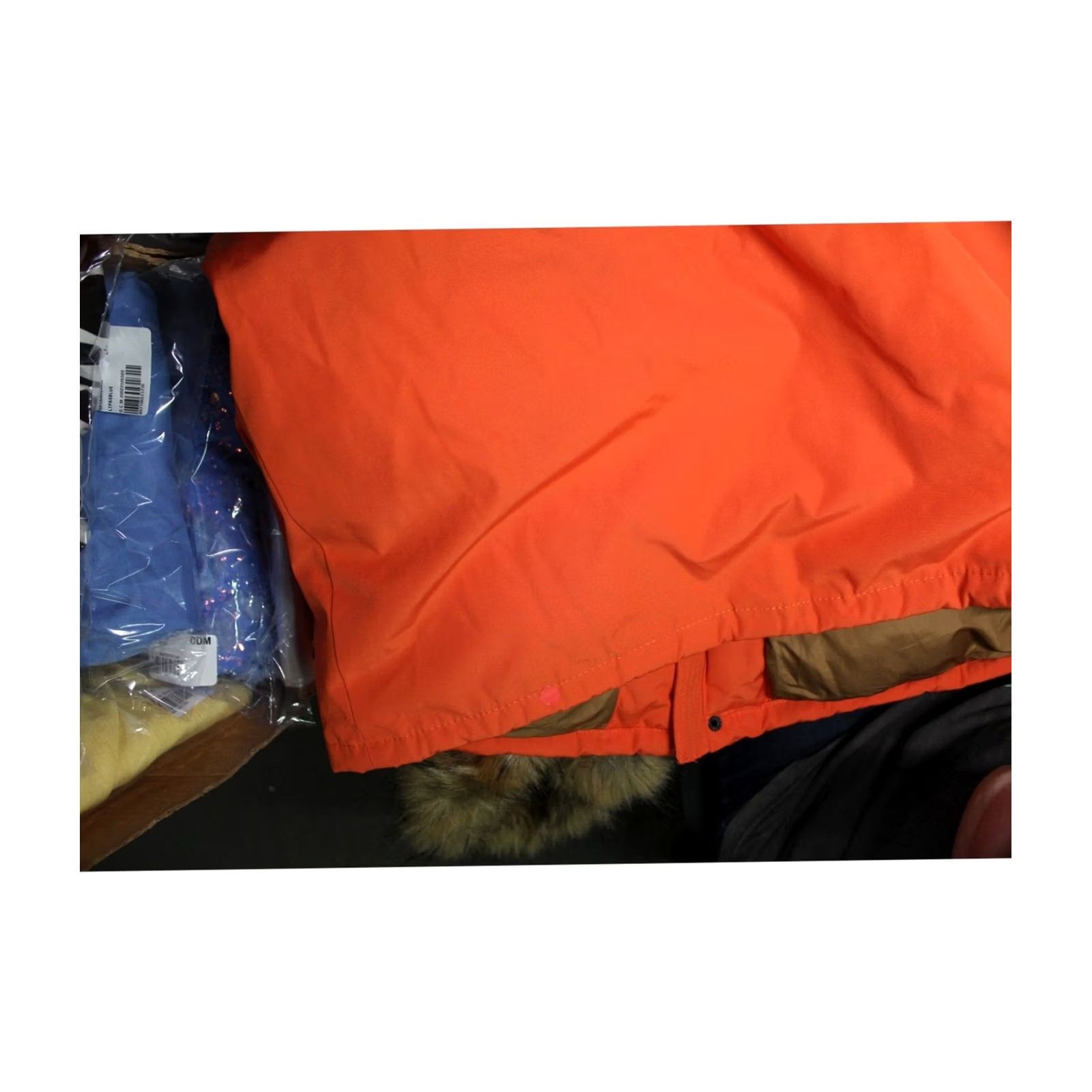 Club Room Club Room Mens Faux Fur Jacket Parka Coat Medium medorange Size US M / EU 48-50 / 2 - 2 Thumbnail