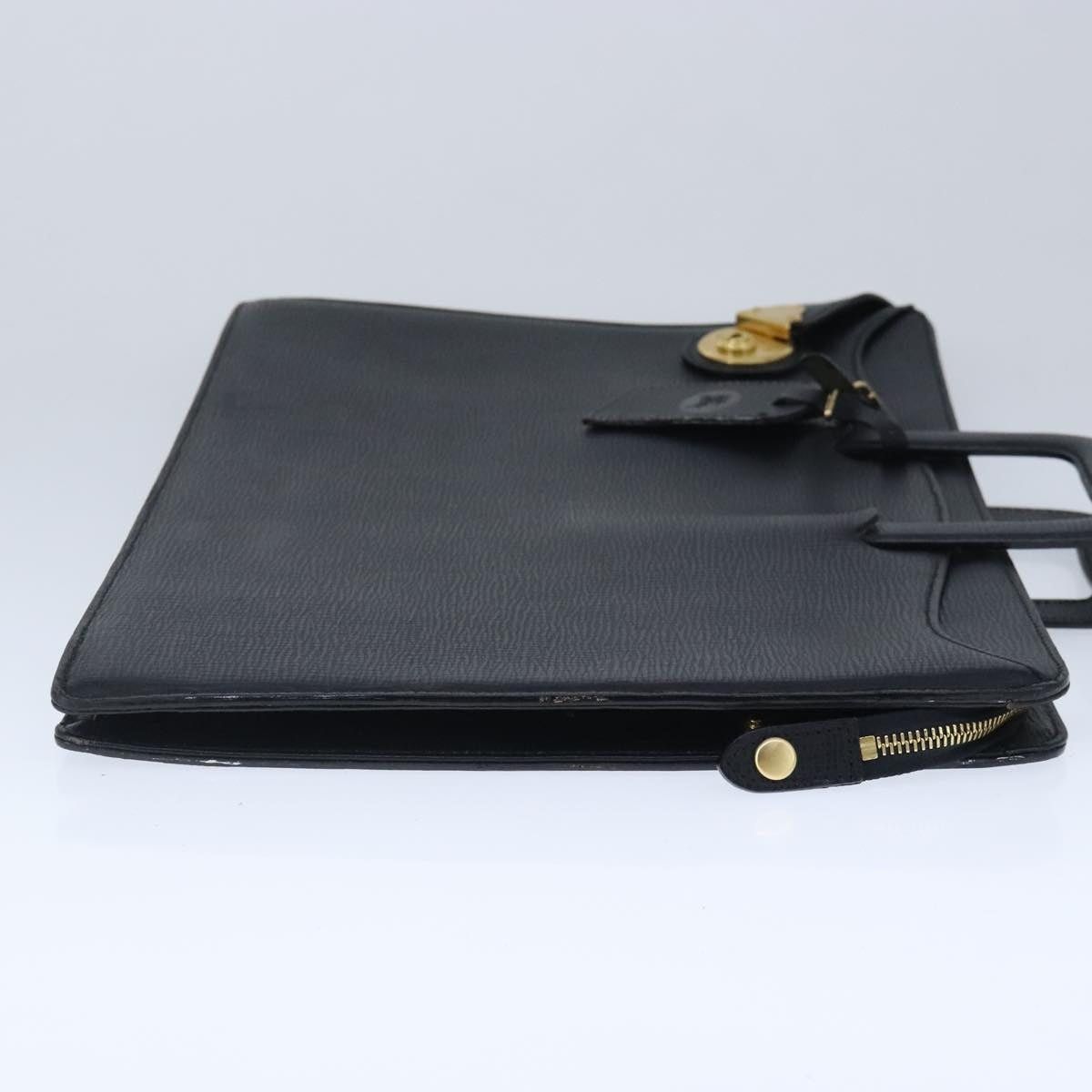 Burberry Burberry Business Bag Leather Black Gold Size ONE SIZE - 5 Thumbnail