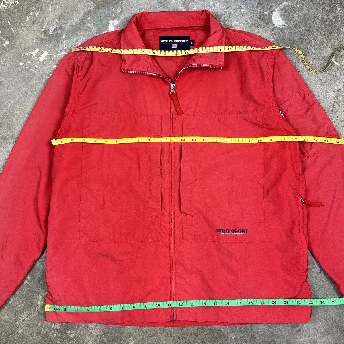 Polo Ralph Lauren × Vintage 1990s Polo Sport - Red Light Jacket Size US L / EU 52-54 / 3 - 9 Thumbnail