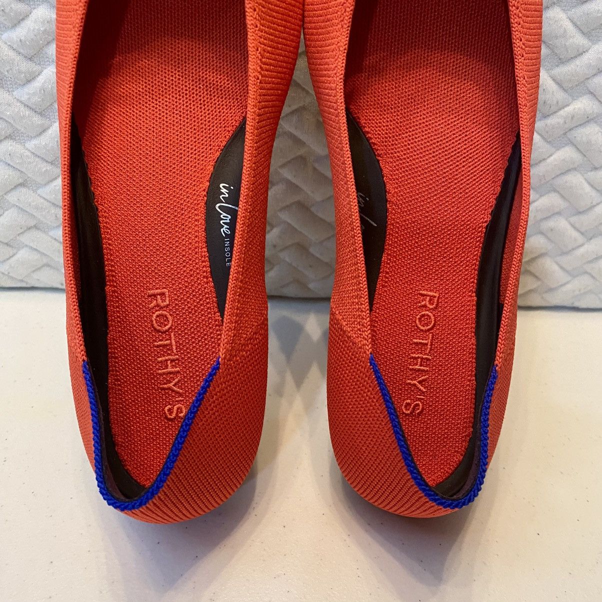 Rothy's Rothy’s The Ballet Bow Flat Glamour Red In Love Insole 9 NEW Size US 9 / IT 39 - 11 Thumbnail