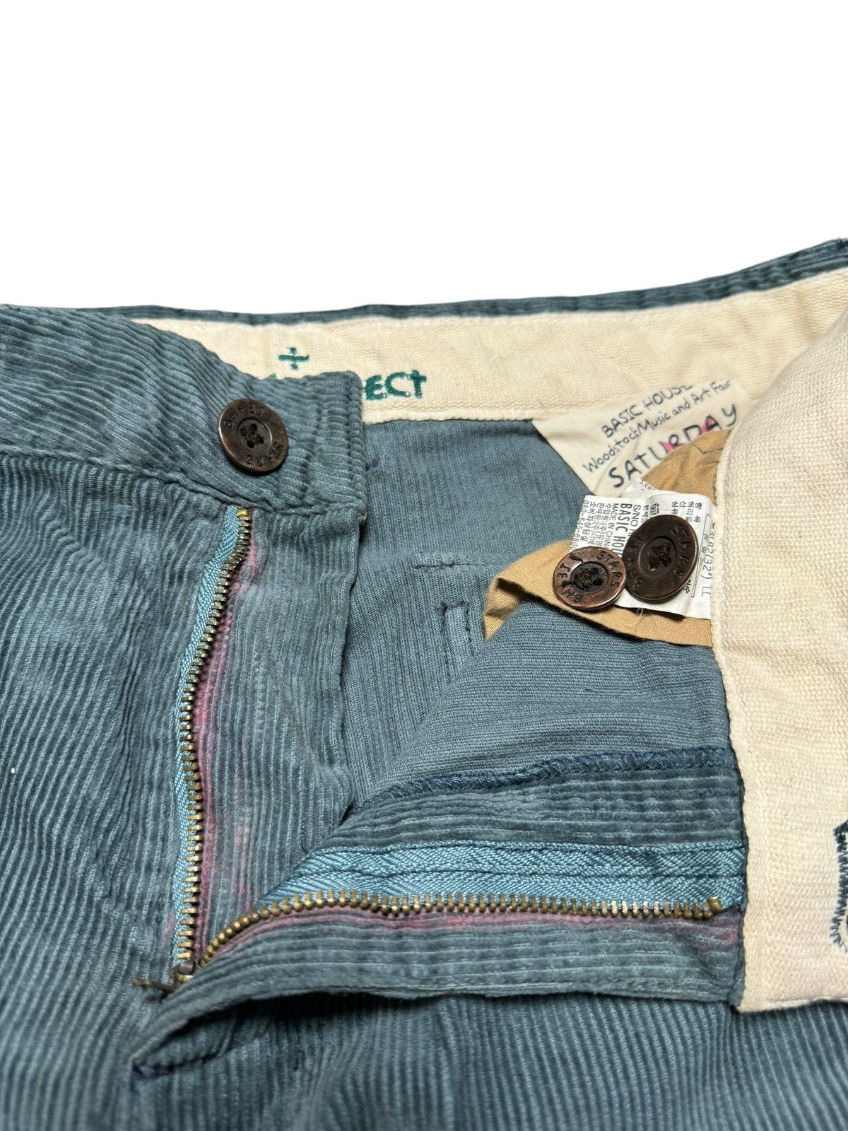 Vintage VINTAGE HENDRIX BASIC HOUSE WOODSTOCK CORDUROY PANTS Size US 34 / EU 50 - 6 Thumbnail