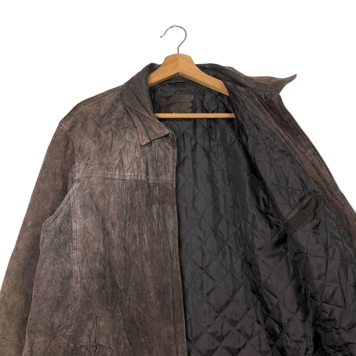 Japanese Brand 🔥VINTAGE BIKER LEATHER JACKET UNBRANDED ISSEY MIYAKE Size US S / EU 44-46 / 1 - 12 Thumbnail