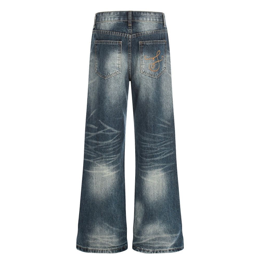 Vintage American high-street washed vibe hippie flared jeans Size US 32 / EU 48 - 2 Thumbnail