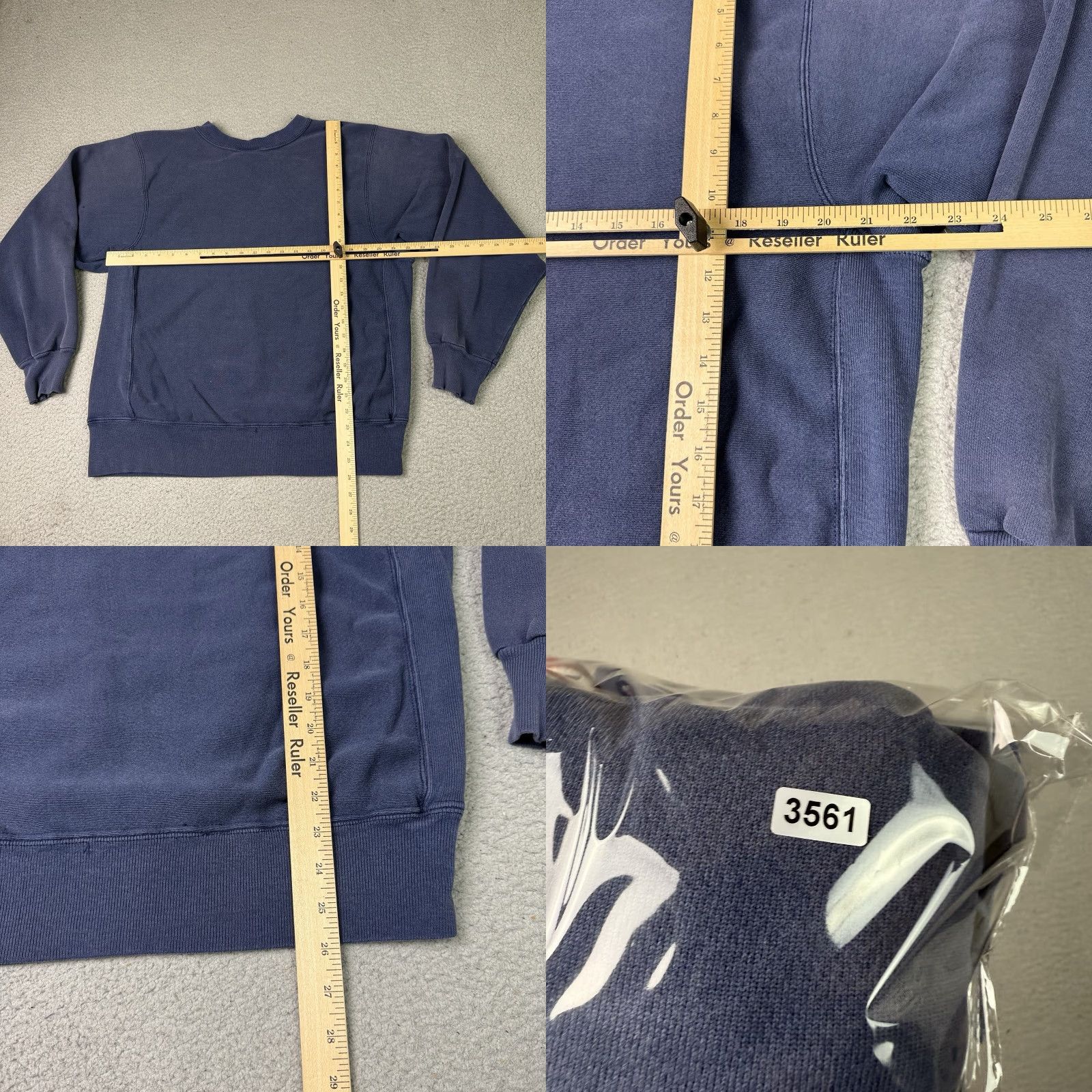Hanes VINTAGE Rutgers University Sweatshirt Mens L Blue Hanes Reverse Weave Rare L Size US L / EU 52-54 / 3 - 9 Thumbnail
