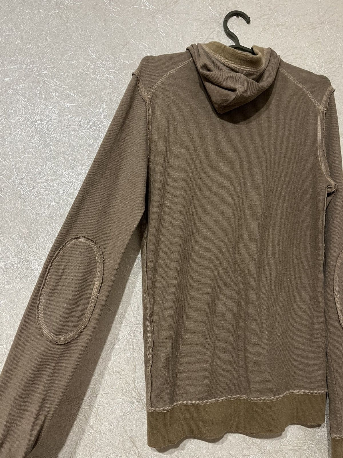 Dolce & Gabbana Dolce&Gabbana Avant Garde Beige Distressed Zip Hoodie Y2K Size US M / EU 48-50 / 2 - 8 Thumbnail