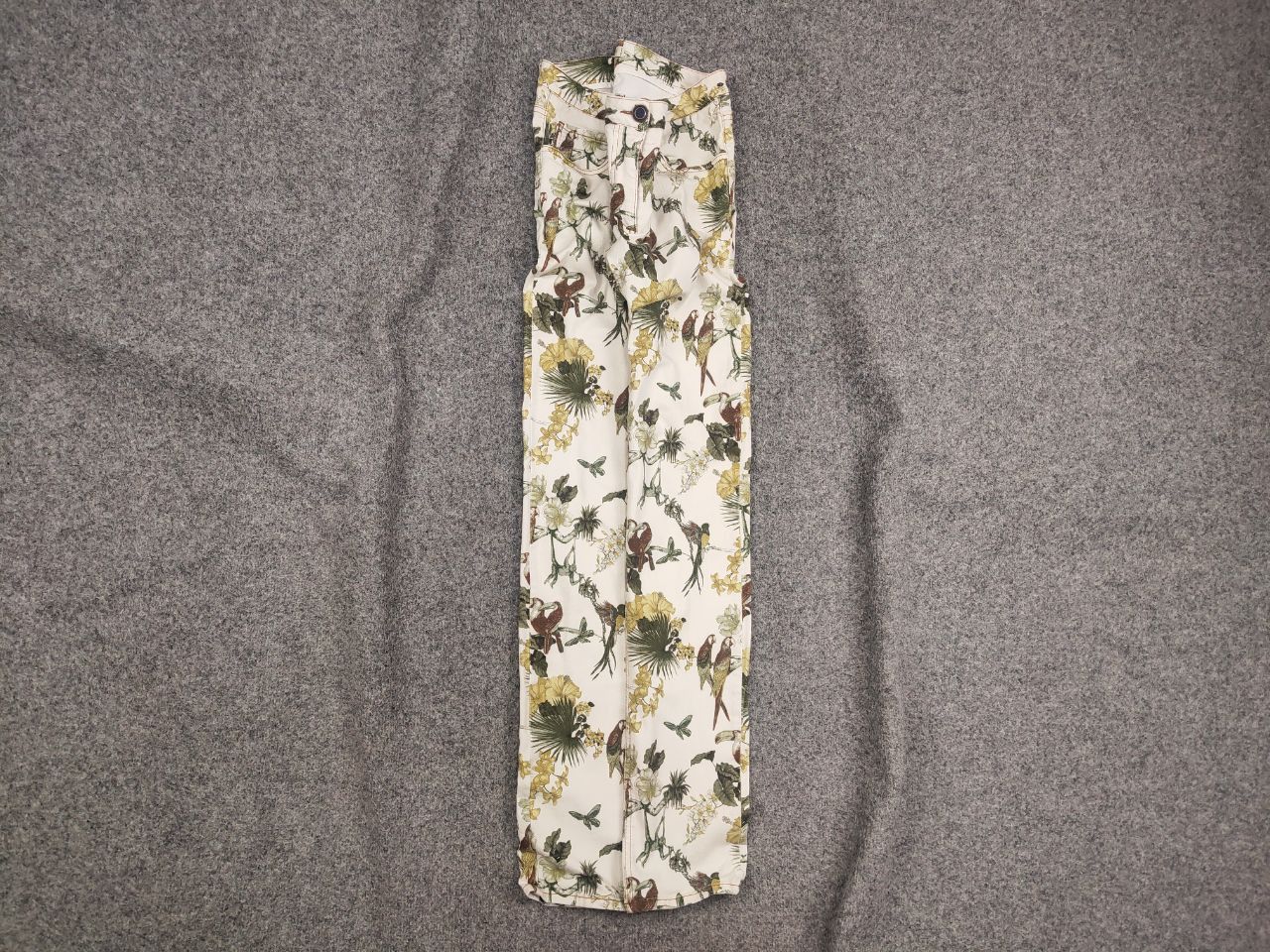 Etro Etro Milano Design Art Pattern bird Floral Slim Denim Jeans Size 30" / US 8 / IT 44 - 1 Thumbnail