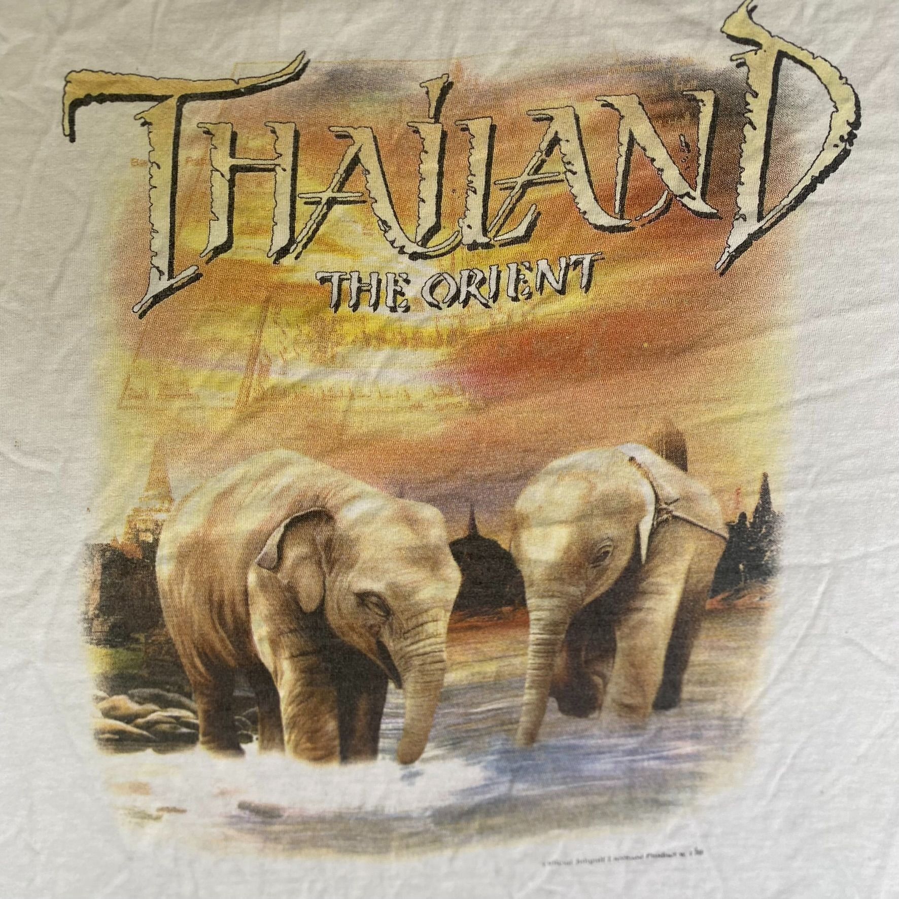 Vintage Vintage Y2K Thailand Elephant Shirt Nature Animal Tourist Te Size US XL / EU 56 / 4 - 3 Thumbnail