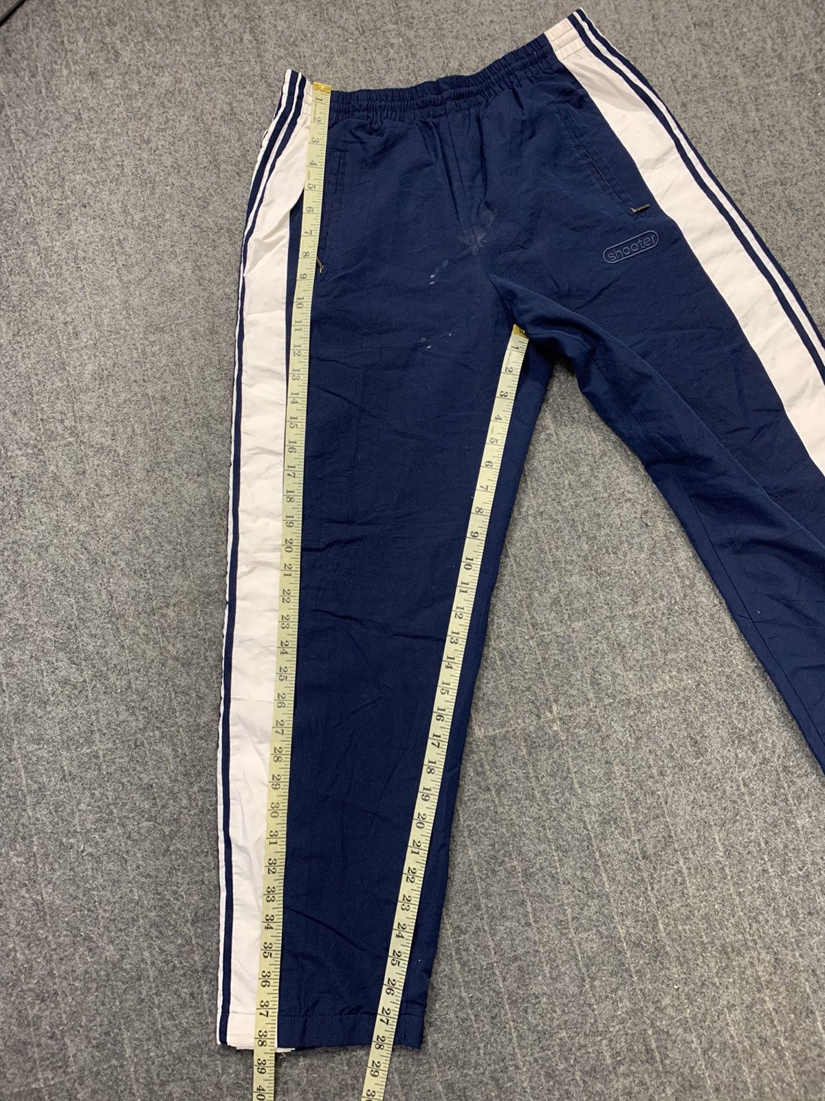 Vintage 90s Shooter Track Pant Side Snap Button Stretchable Waist Size US 28 / EU 44 - 12 Thumbnail