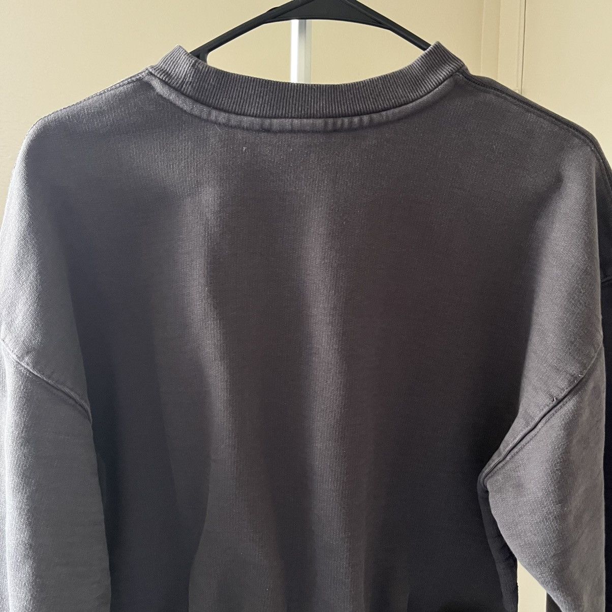 RECTO Recto Llege-logo Cropped Sweatshirt Gray Unisex One Size Size US S / EU 44-46 / 1 - 6 Thumbnail