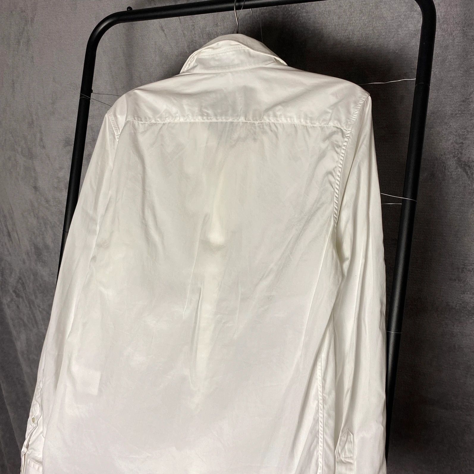 Designer × Gucci Gucci shirt longsleeve plain white classic high end Size US M / EU 48-50 / 2 - 7 Thumbnail