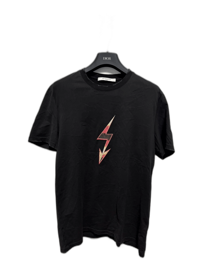 Givenchy Givenchy Lightning Graphic Short Sleeve T-Shirt Size US M / EU 48-50 / 2 - 1 Thumbnail