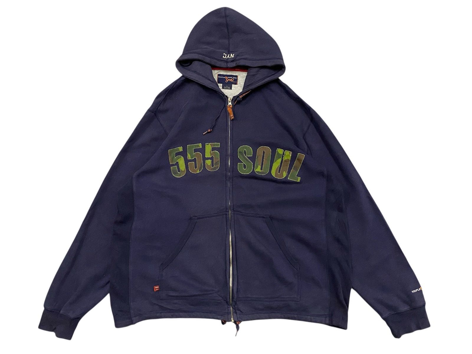 Triple 5 Soul Vintage Triple 5 Soul Hoodie Zipper Size US L / EU 52-54 / 3 - 1 Thumbnail