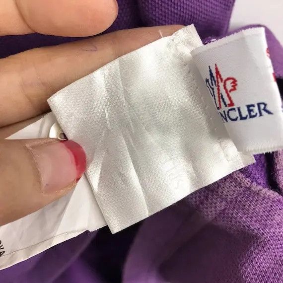 Moncler MONCLER Rene RAMILLON Purple Polo Tee Shirt Made In Italy Size US L / EU 52-54 / 3 - 9 Thumbnail