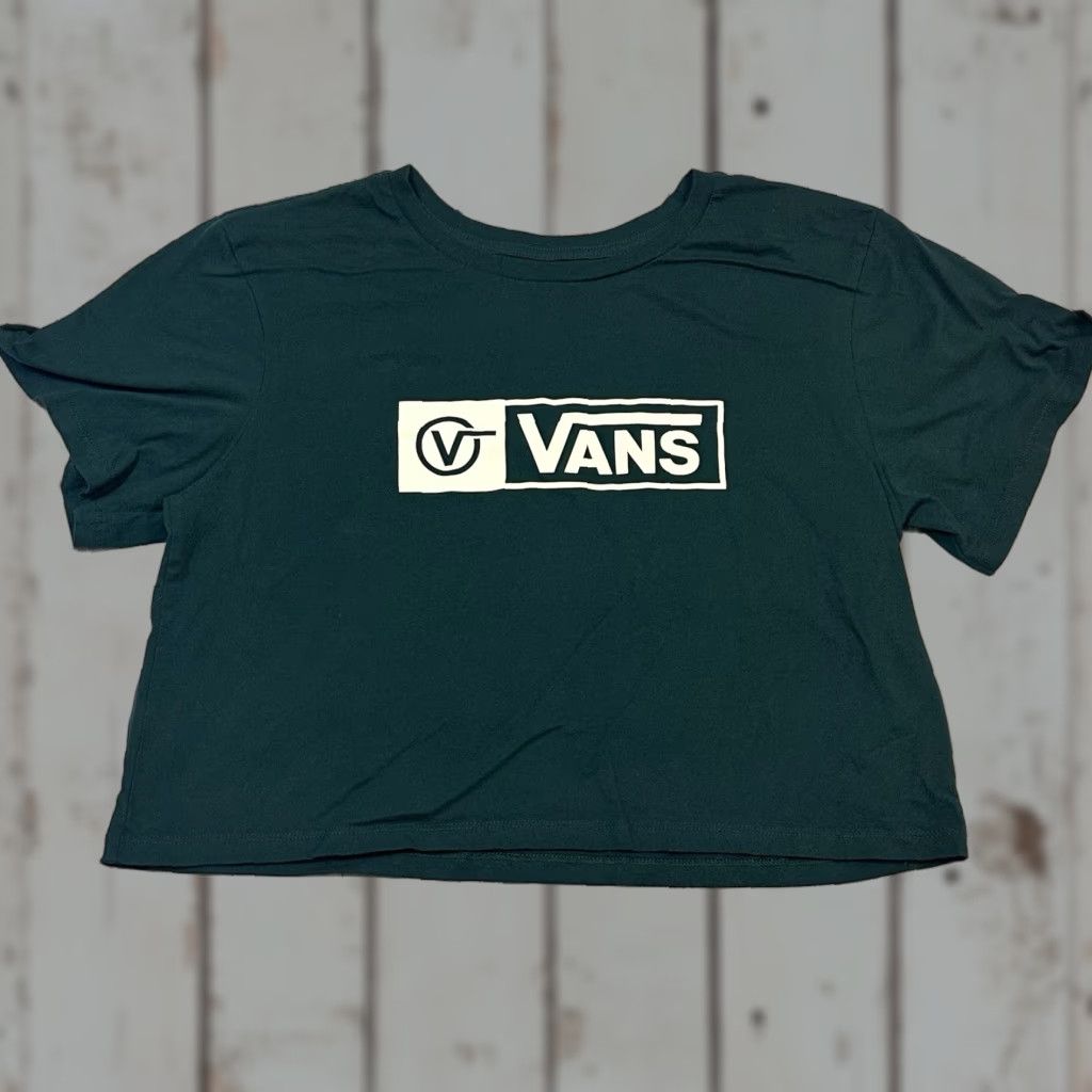 Vans VANS Cropped Crop Top Junior/Teens XL Cotton Multicolor Crew Neck Short Sleeve T-Shirt 90s Skate Boys Girls Mens Womens Size US XL / EU 56 / 4 - 1 Thumbnail