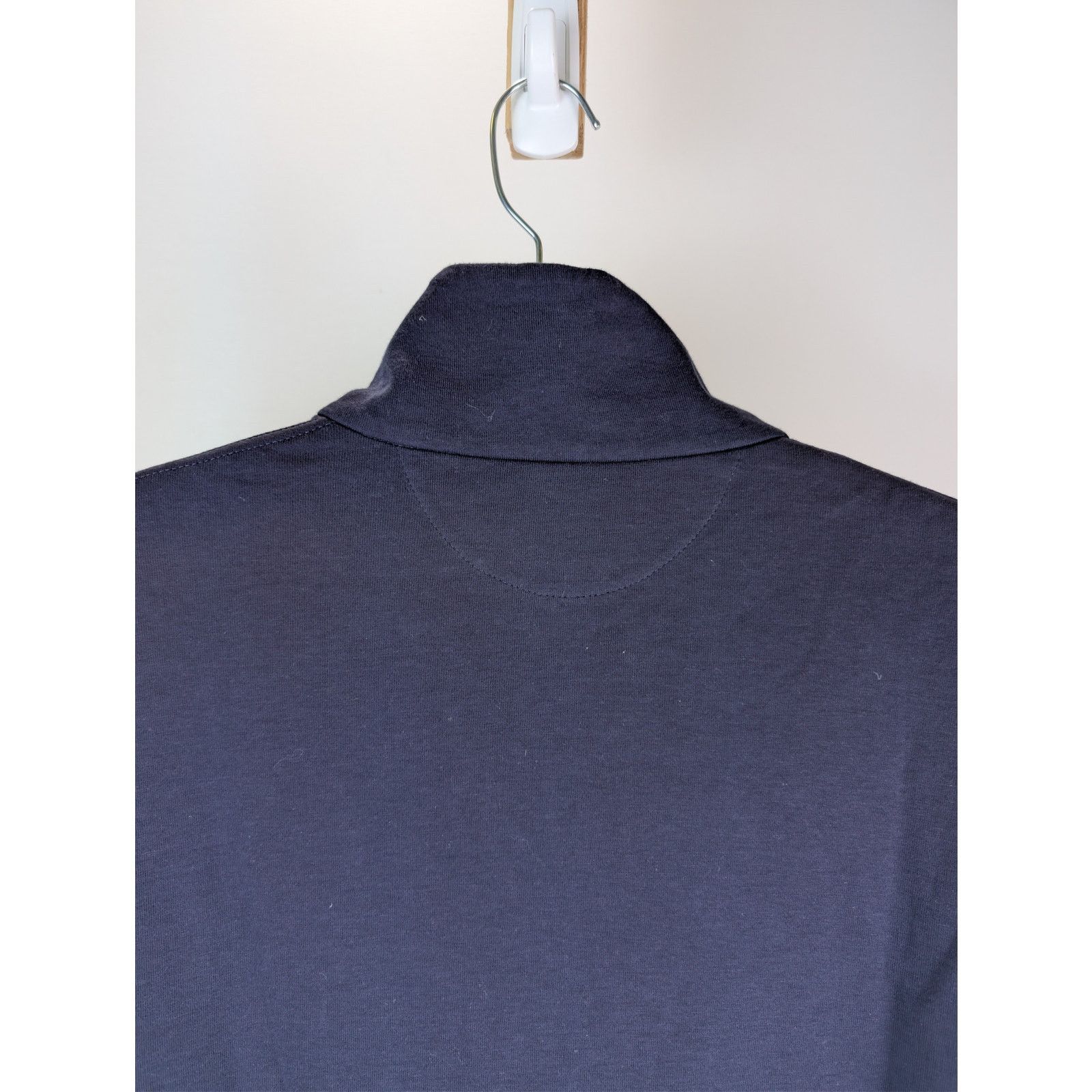 Brunello Cucinelli o1rshd1 cc20 Hi-Neck Zipper Sweatshirt in Blue Size US M / EU 48-50 / 2 - 15 Thumbnail