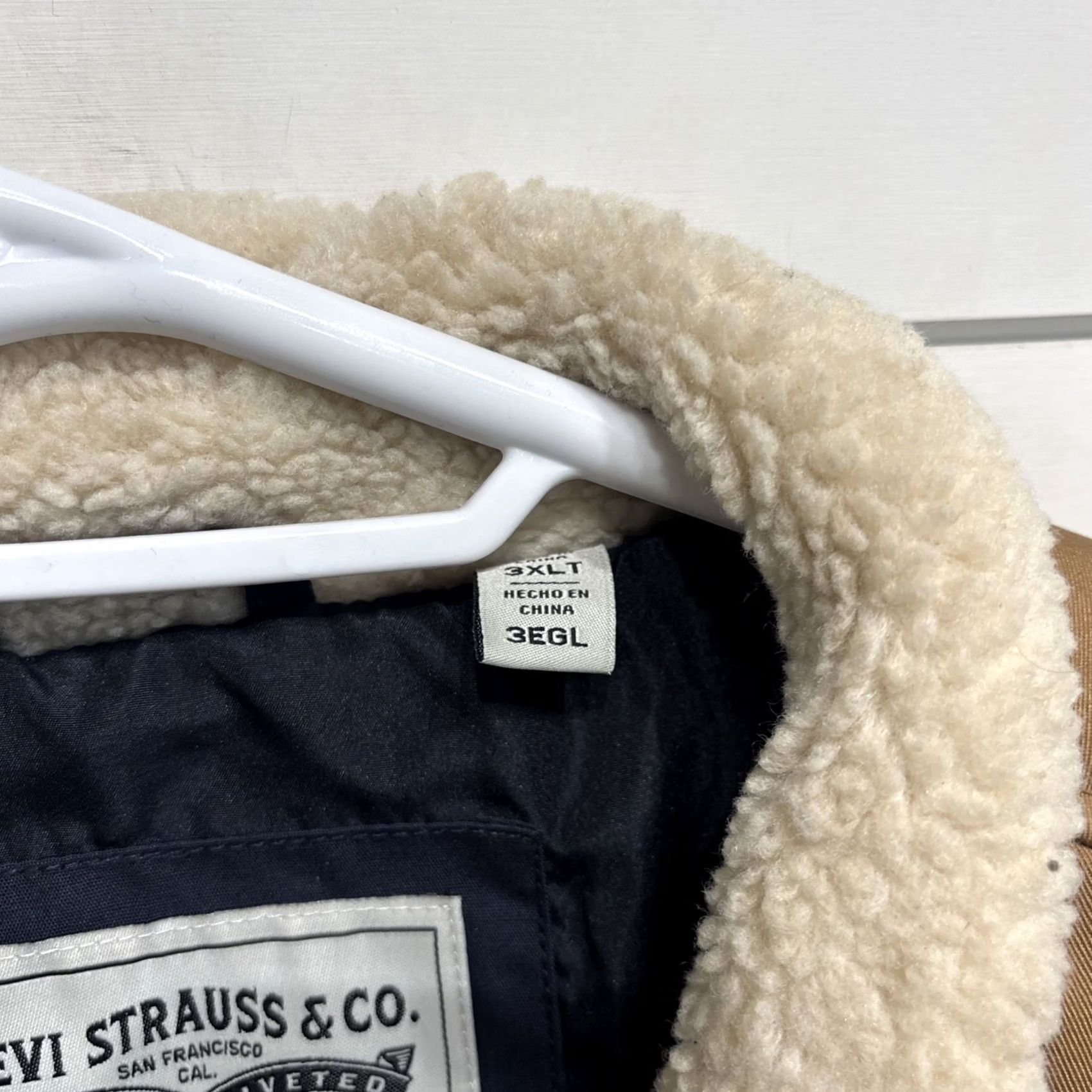 Levi's VINTAGE Levi's Navy Blue Quilted Woodsman Puffer Coat Jacket Full Zip Mens 3XLT Jacket Size US XXL / EU 58 / 5 - 5 Thumbnail