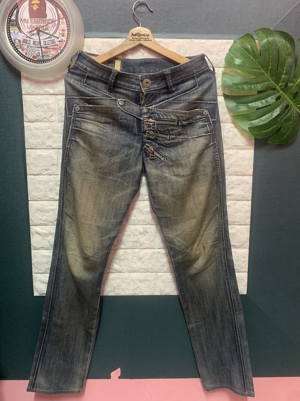 Designer × Marithe + Francois Girbaud RARE!! Denim Pants Marithe Francois Gitbaud Size US 30 / EU 46 - 1 Thumbnail