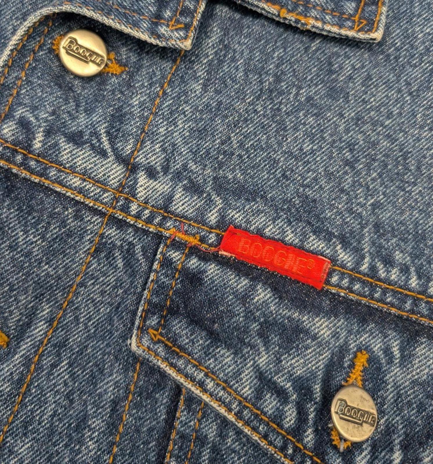 Vintage Vintage 90s Boogie Bird Essential Blue Denim Vest Size US L / EU 52-54 / 3 - 2 Thumbnail