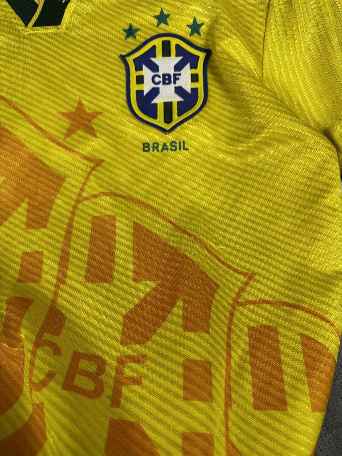 Umbro Vintage soccer jersey Brazil ROMARIO 11 Umbro Size US S / EU 44-46 / 1 - 7 Thumbnail