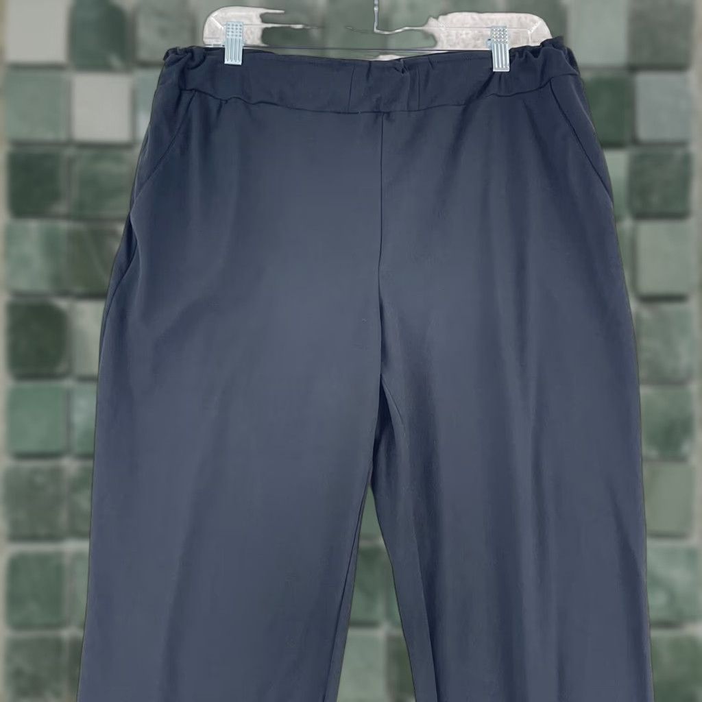 Joie Joie Black Pull On Straight Leg Cropped Pants Womens High Rise Large Size 36" / US 14 / IT 50 - 1 Thumbnail