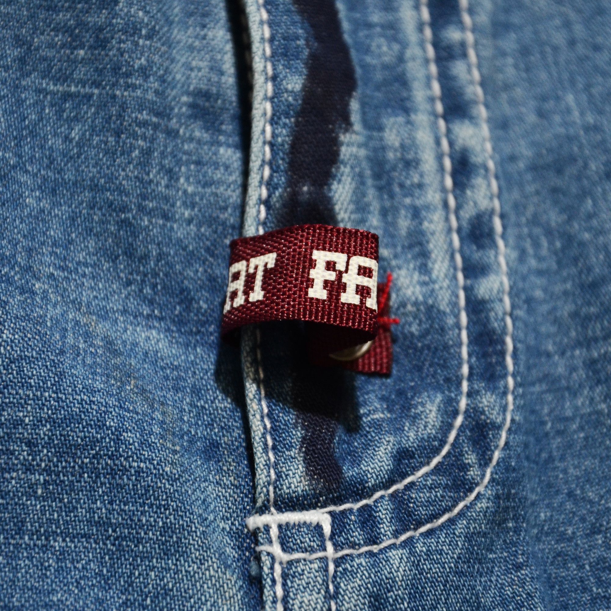 Phat Farm [Color Defects] Phat Farm Denim Shorts 90s Hiphop Streetwear Size US 34 / EU 50 - 10 Thumbnail