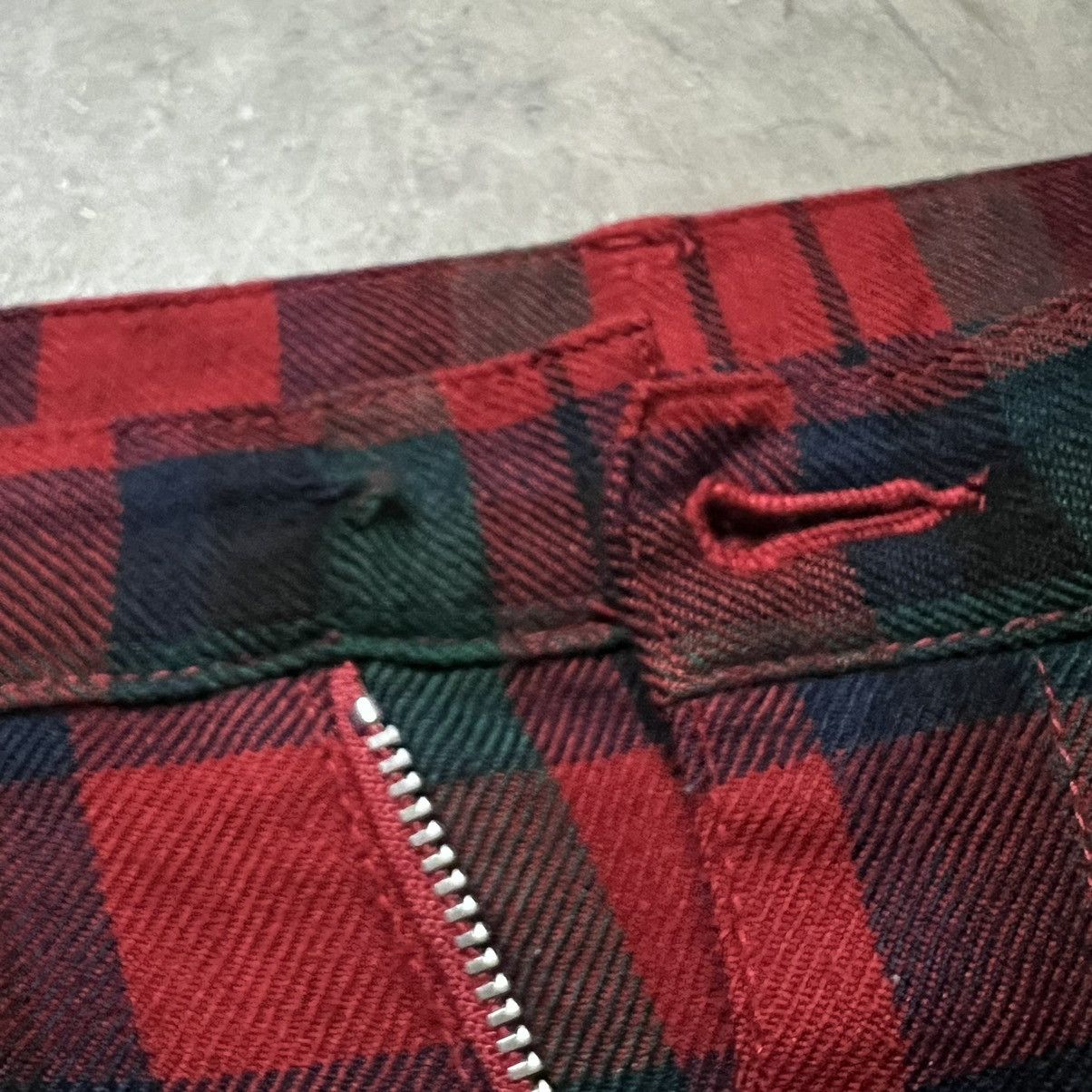 Comme des Garcons × Comme des Garcons Homme Plus × Designer Vintage Comme Des Garcon Homme Plus Plaid Trouser Pants Size US 31 - 10 Thumbnail