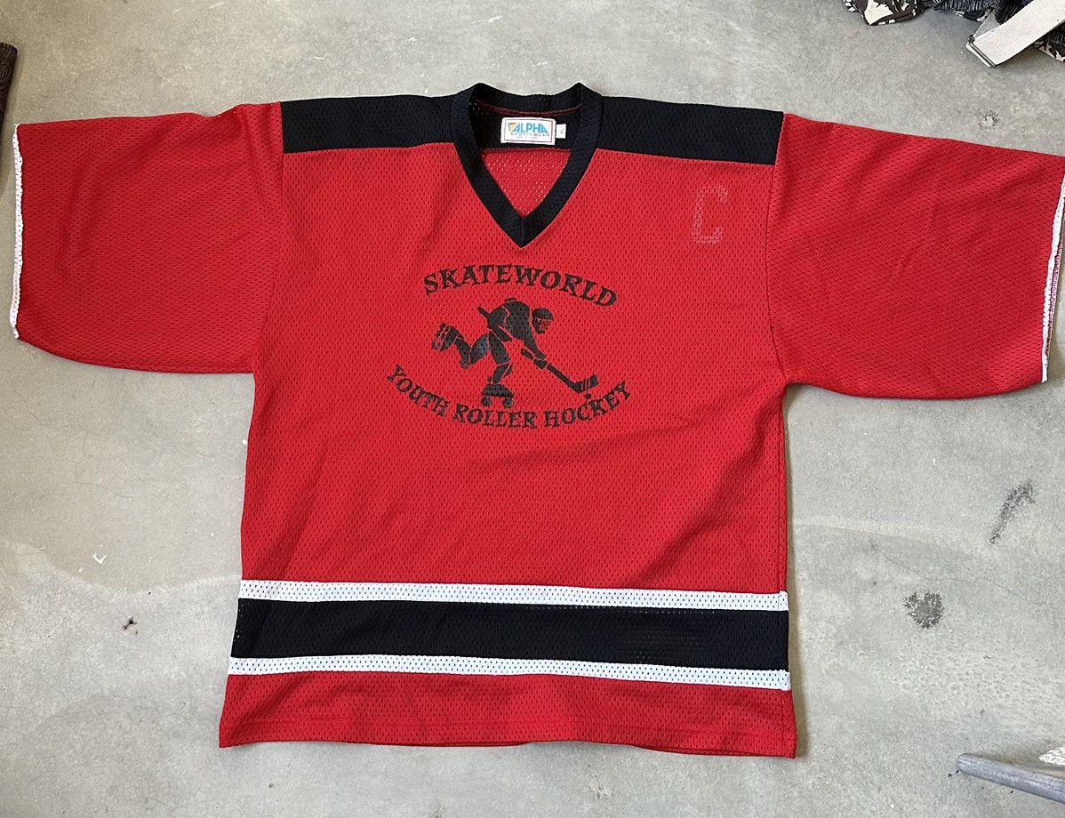 NHL VINTAGE ALPHA SSPORTWEAR SKATEWORLD NHL JERSEY Size US XL / EU 56 / 4 - 1 Thumbnail