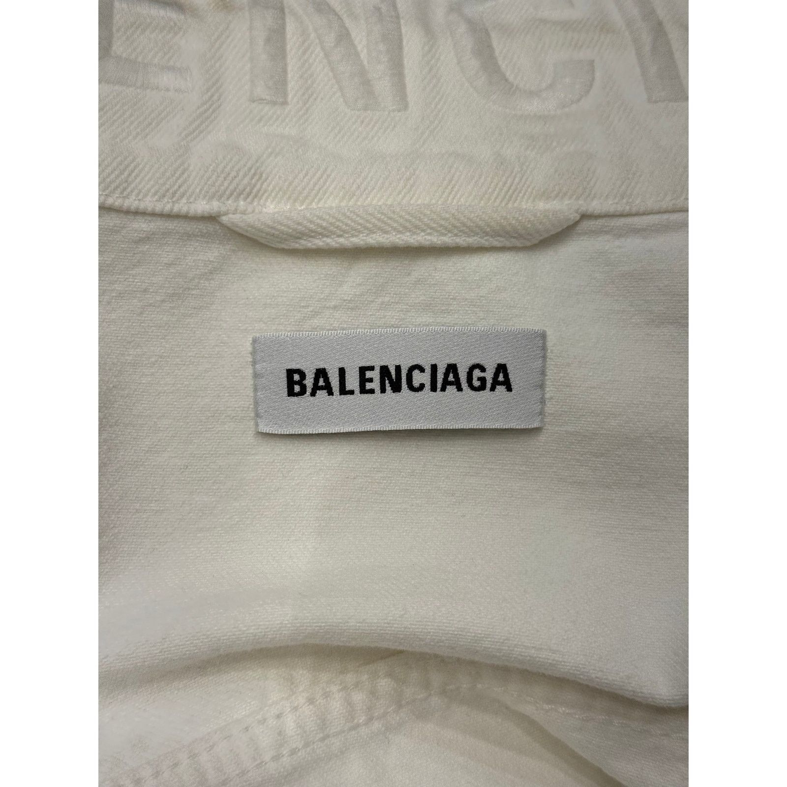 Balenciaga 2018 Balenciaga deconstructed oversized denim jacket Size US S / EU 44-46 / 1 - 11 Thumbnail