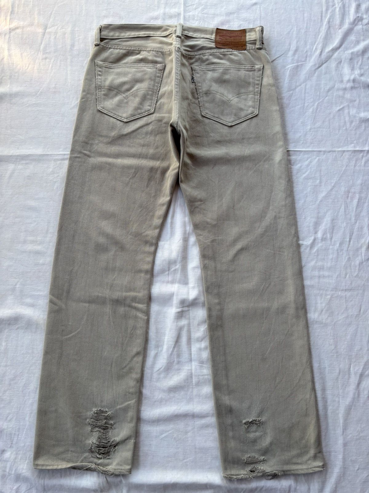 Kapital LEVIS 505 White Tab Loose Fit Distressed Denim Jeans Size US 33 - 4 Thumbnail