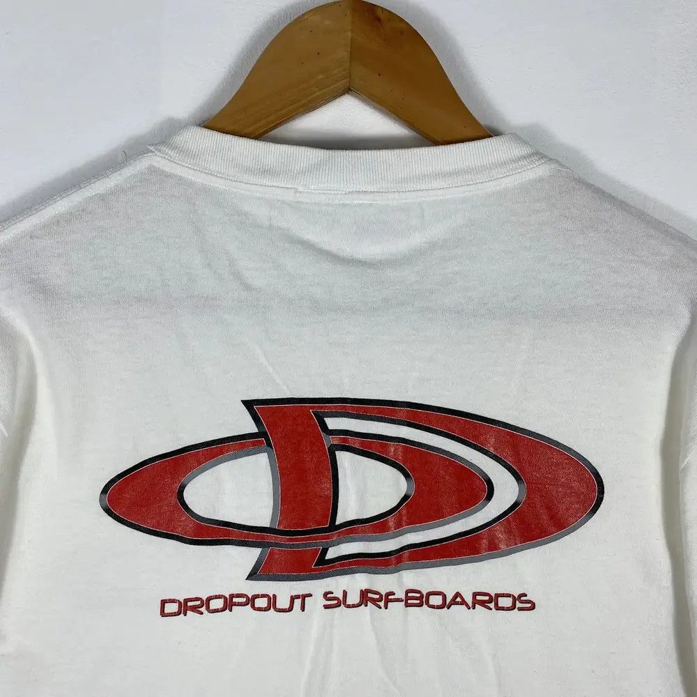 Vintage Vintage 00's DROPOUT Surfboards Big Graphic Surf Tee Size US M / EU 48-50 / 2 - 3 Thumbnail