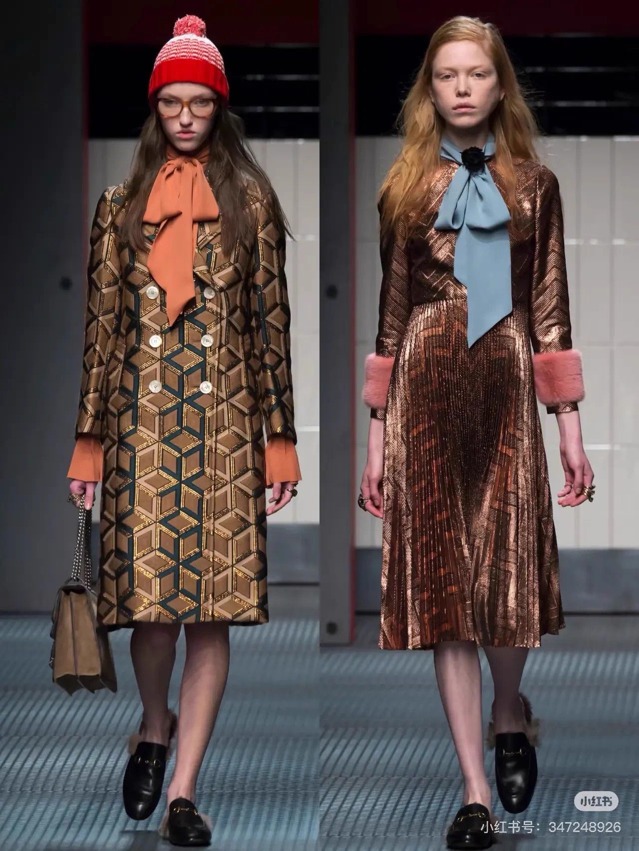 Gucci Gucci brown green diamond lapel single-breasted coat IT38 Size XS / US 0-2 / IT 36-38 - 9 Thumbnail