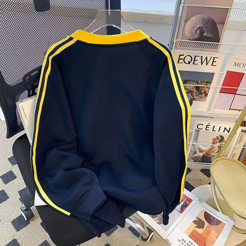 Vintage Navy Yellow Soccer Jersey Sweatshirt Size US M / EU 48-50 / 2 - 3 Thumbnail