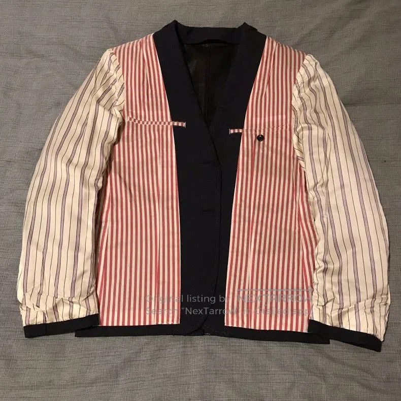 Junya Watanabe Comme des Garcons Leather Panel Blazer. Size US L / EU 52-54 / 3 - 4 Thumbnail