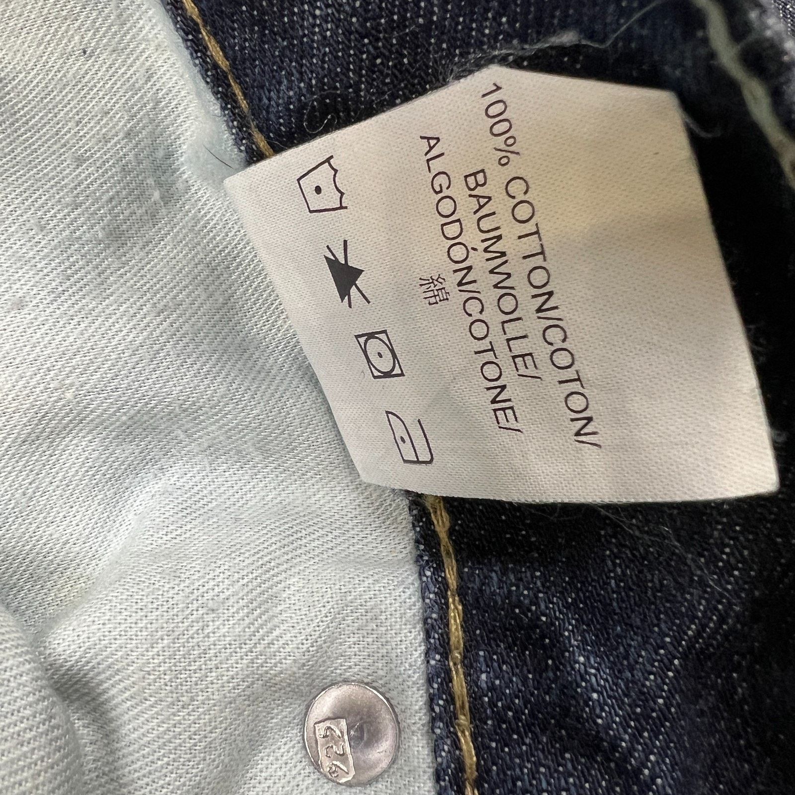 Silver Jeans Co. Silver Jeans Zac 33x34 Blue Relaxed Fit Straight Leg Denim Size US 33 - 12 Thumbnail