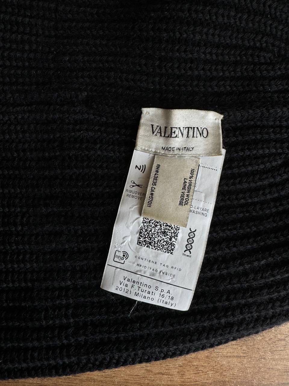 Valentino 🔥🔥 Valentino Black Wool Hat Size ONE SIZE - 2 Thumbnail