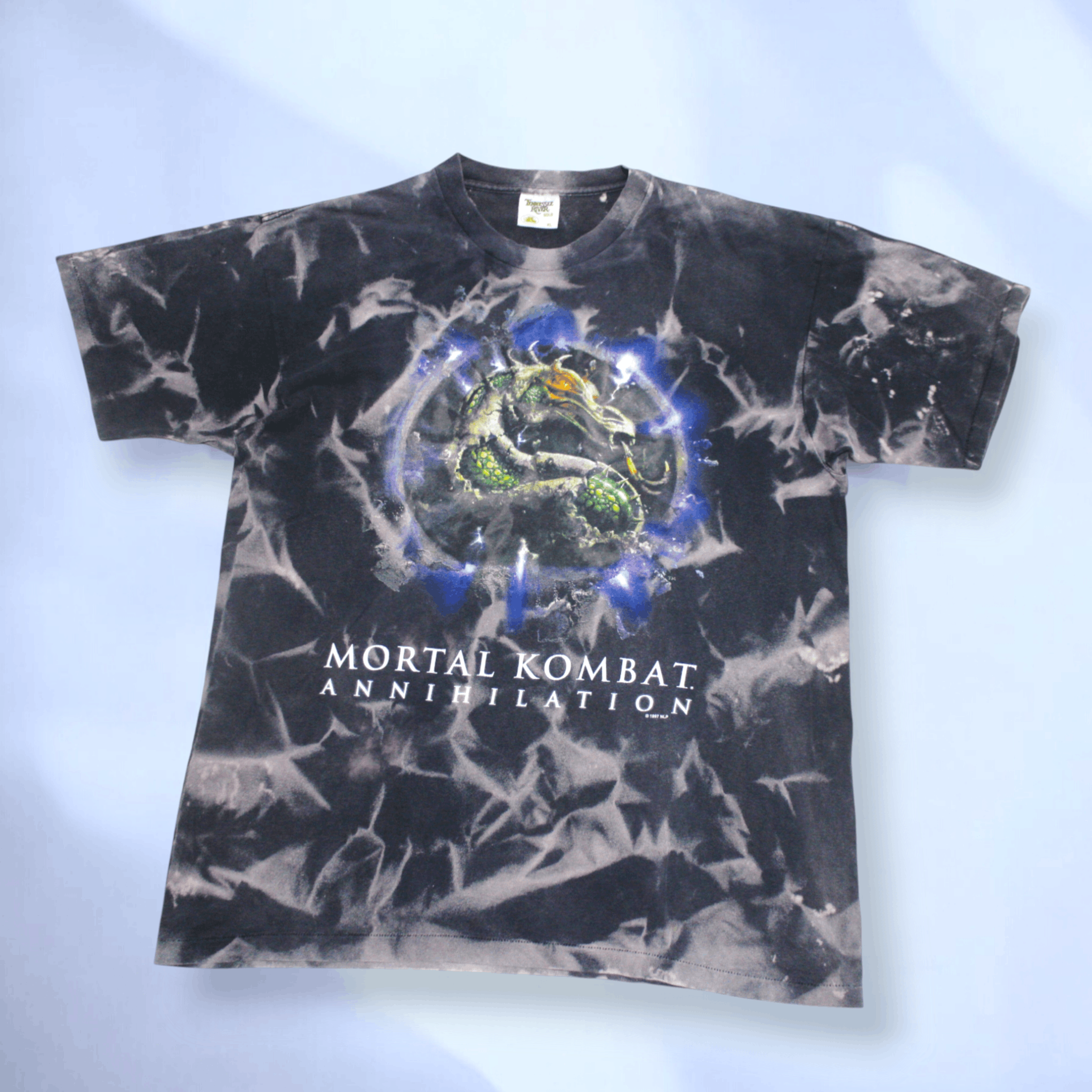 Vintage VINTAGE Mortal Kombat Annihilation Dye T-shirt Size US XL / EU 56 / 4 - 1 Thumbnail