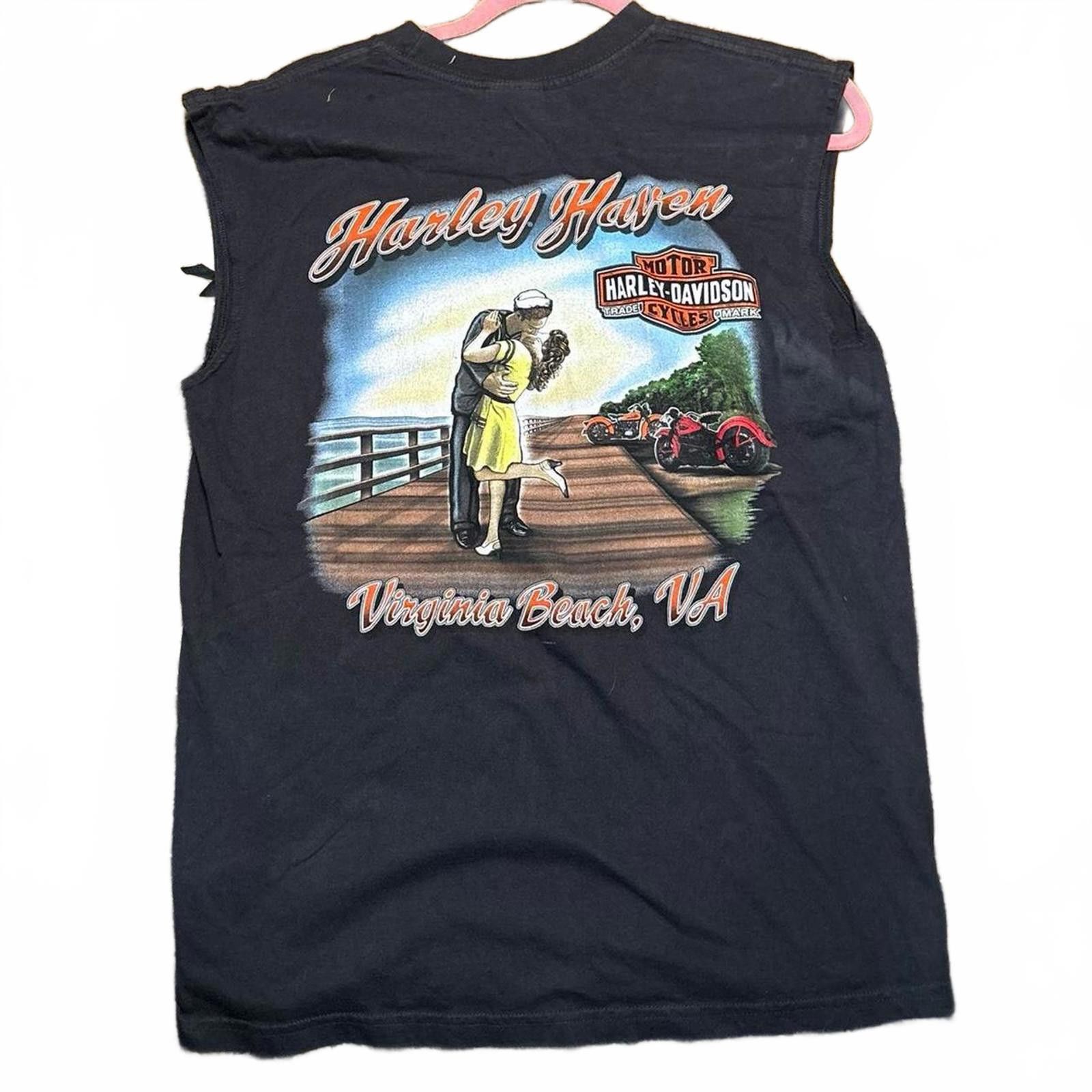Harley Davidson Harley Davidson Men's Black and Grey Vests-tanks-cami Size US M / EU 48-50 / 2 - 2 Thumbnail