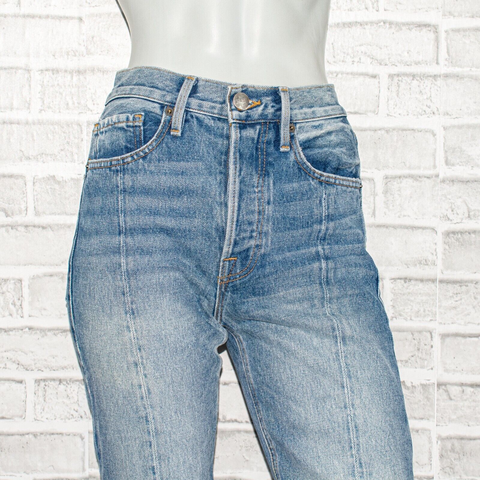 Frame FRAME Rigid Re-release Le Original Jeans Front Split Boot Size 24" / US 00 / IT 34 - 8 Thumbnail