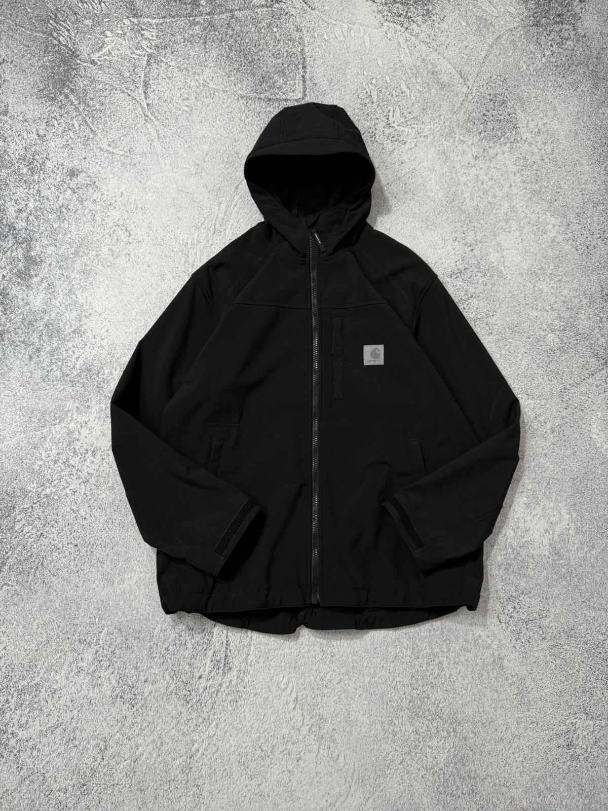 Carhartt × Carhartt Wip Carhartt WIP Softshell Reflective Logo Black Jacket Size XL Size US XL / EU 56 / 4 - 1 Thumbnail