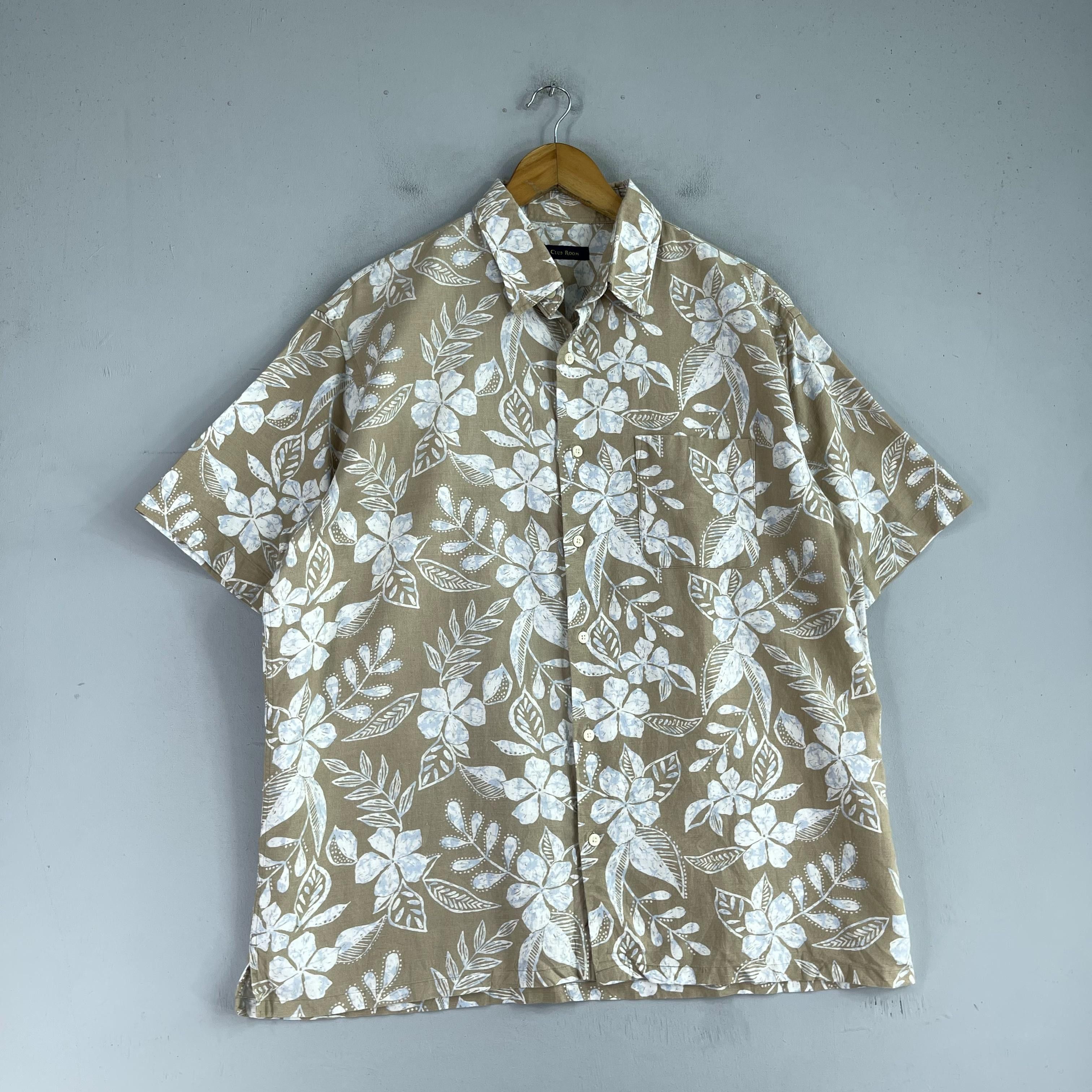 Vintage Vintage Hawaii Beach Tropical Floral Motive Button Up Shirt Size US L / EU 52-54 / 3 - 4 Thumbnail
