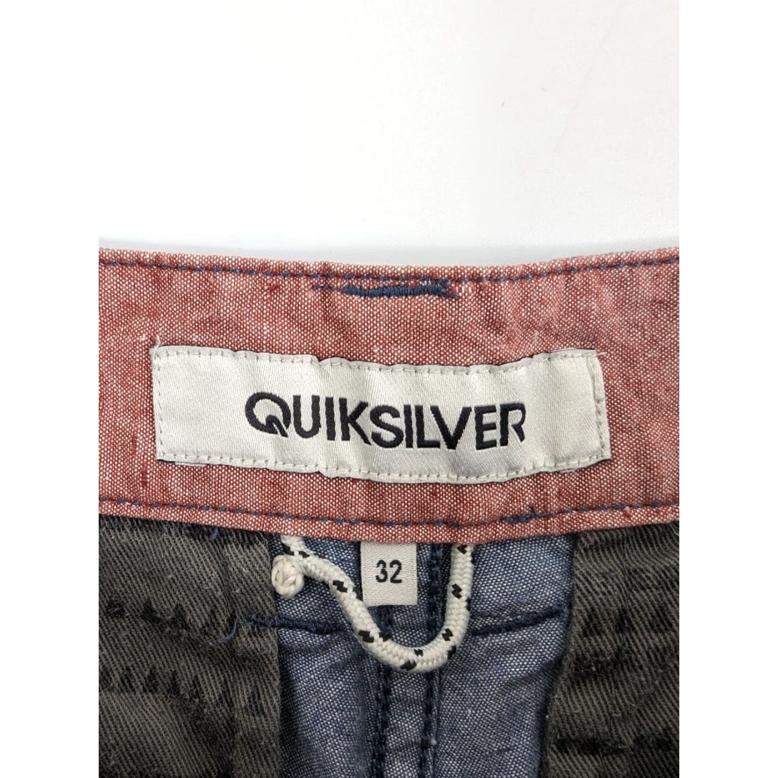 Quiksilver Quicksilver Shorts Blue Chino Flat Front Casual Surf Men 32x10" Size US 32 / EU 48 - 7 Thumbnail